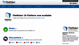 What Developer.filemaker.com website looked like in 2017 (6 years ago)