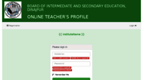 What Dbtp.dinajpurboard.gov.bd website looked like in 2017 (6 years ago)