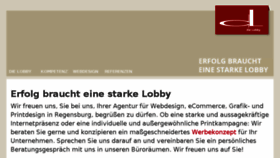 What Die-lobby.de website looked like in 2017 (8 years ago)