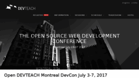 What Devteach.com website looked like in 2017 (6 years ago)