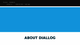 What Diallog.com website looked like in 2017 (6 years ago)