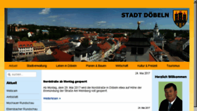 What Doebeln.de website looked like in 2017 (6 years ago)