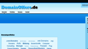 What Domainoffers.de website looked like in 2017 (7 years ago)