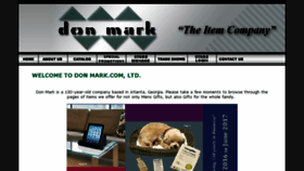 What Donmark.com website looked like in 2017 (6 years ago)