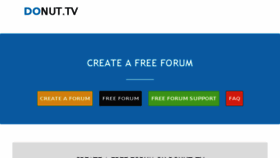 What Donut.tv website looked like in 2017 (6 years ago)