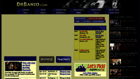 What Drbanjo.com website looked like in 2017 (6 years ago)