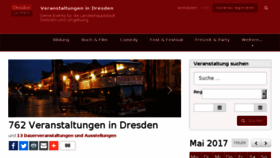 What Dresden-veranstaltungen.de website looked like in 2017 (6 years ago)
