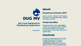 What Drupal-mv.de website looked like in 2017 (7 years ago)