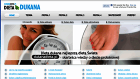 What Dukanadieta.pl website looked like in 2017 (6 years ago)