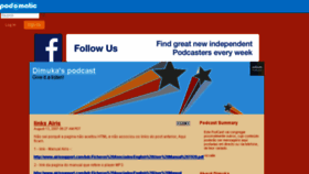 What Dimuka.podomatic.com website looked like in 2017 (7 years ago)