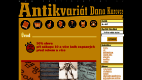 What Dantikvariat.cz website looked like in 2017 (6 years ago)