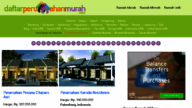 What Daftarperumahanmurah.com website looked like in 2017 (6 years ago)