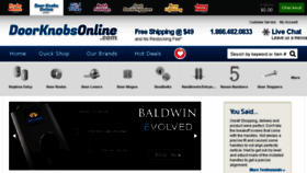 What Doorknobsonline.com website looked like in 2017 (6 years ago)