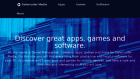 What Dalenryder.com website looked like in 2017 (8 years ago)