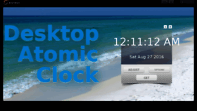 What Desktop-atomic-clock.com website looked like in 2017 (6 years ago)