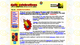 What Dailycelebrations.com website looked like in 2017 (6 years ago)