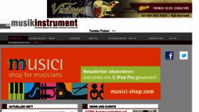 What Das-musikinstrument.de website looked like in 2017 (6 years ago)