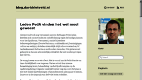 What Davidrietveld.nl website looked like in 2017 (7 years ago)