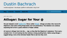What Dbachrach.com website looked like in 2017 (6 years ago)