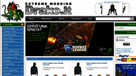 What Drako.it website looked like in 2017 (9 years ago)