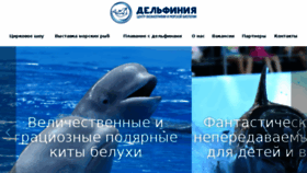 What Delfinary.ru website looked like in 2017 (6 years ago)