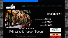 What Denvermicrobrewtour.com website looked like in 2017 (6 years ago)