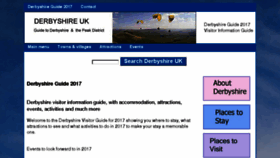 What Derbyshireuk.net website looked like in 2017 (6 years ago)