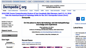 What Dermpedia.org website looked like in 2017 (6 years ago)
