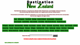 What Destinationnz.co.nz website looked like in 2017 (6 years ago)