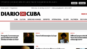 What Diariodecuba.net website looked like in 2017 (6 years ago)