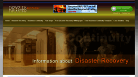 What Disasterrecovery.org website looked like in 2017 (8 years ago)