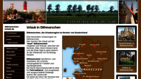 What Dithmarschen-urlaub.de website looked like in 2017 (6 years ago)