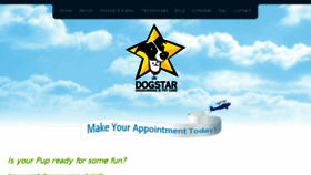 What Dogstarcharleston.com website looked like in 2017 (6 years ago)