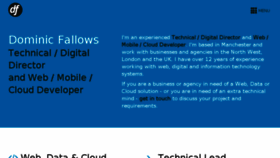 What Dominicfallows.co.uk website looked like in 2017 (6 years ago)