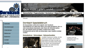 What Dornbach.com website looked like in 2017 (9 years ago)