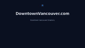 What Downtownvancouver.com website looked like in 2017 (6 years ago)