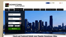 What Downtownhotelservice.com website looked like in 2017 (6 years ago)