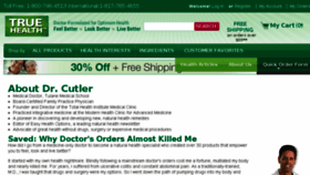 What Drcutler.com website looked like in 2017 (6 years ago)