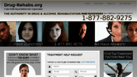 What Drug-rehabs.org website looked like in 2017 (6 years ago)