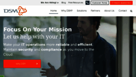 What Dsm.net website looked like in 2017 (8 years ago)
