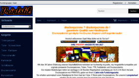 What Druckerpatrone.de website looked like in 2017 (6 years ago)
