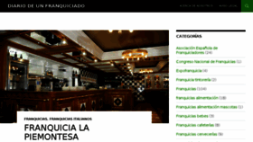 What Diariodeunfranquiciado.com website looked like in 2017 (6 years ago)