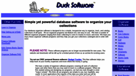 What Ducksoftware.com website looked like in 2017 (6 years ago)