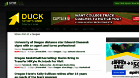 What Ducksportsnews.com website looked like in 2017 (6 years ago)
