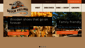 What Dutchvillage.com website looked like in 2017 (6 years ago)