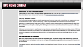 What Dvd-home-cinema.co.uk website looked like in 2017 (6 years ago)