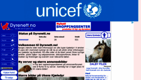 What Dyrenett.no website looked like in 2017 (8 years ago)