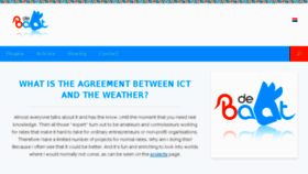 What De-baat.nl website looked like in 2017 (8 years ago)