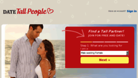 What Datetallpeople.com website looked like in 2017 (6 years ago)