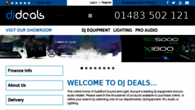 What Djdeals.co.uk website looked like in 2017 (6 years ago)
